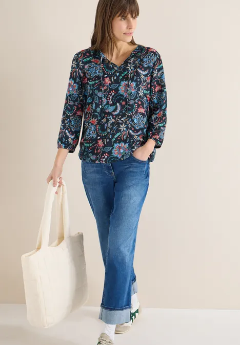 Blouse à motifs universal blue Blouse à motifs universal blue