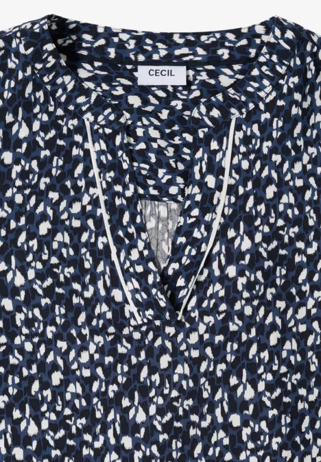 Gemusterte Bluse universal blue Gemusterte Bluse universal blue