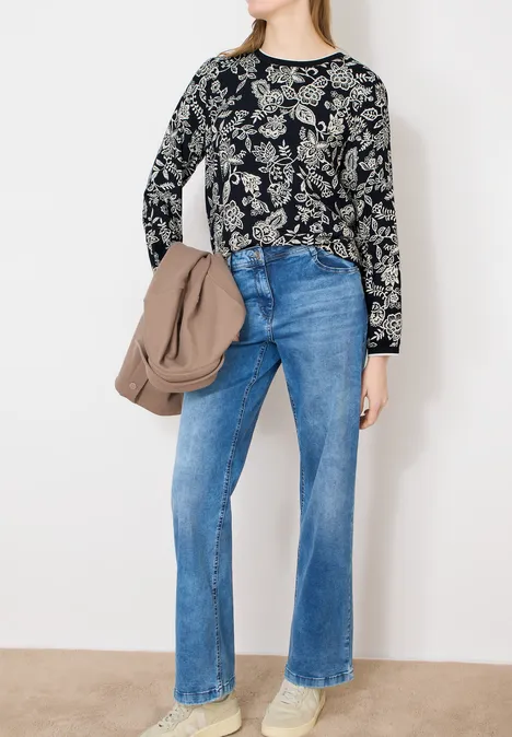 Gemusterte Bluse universal blue Gemusterte Bluse universal blue