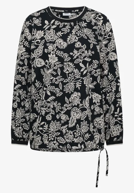 Gemusterte Bluse universal blue Gemusterte Bluse universal blue