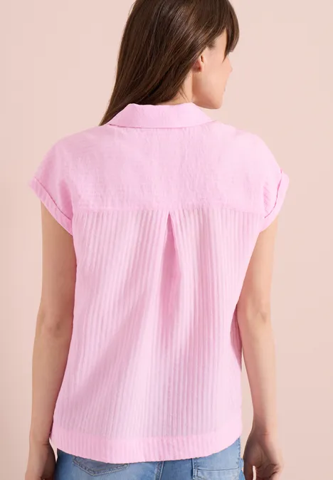 Blouse structurée Dropped Shoulder light blush rose