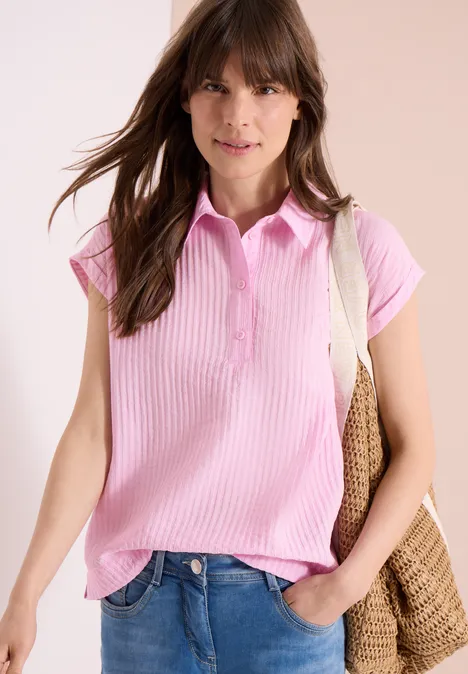 Blouse structurée Dropped Shoulder light blush rose