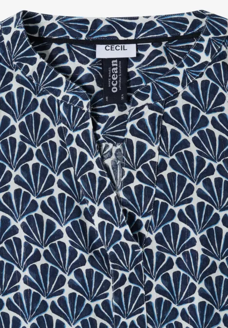 3/4-Arm Bluse mit Glitzerdetails universal blue 3/4-Arm Bluse mit Glitzerdetails universal blue