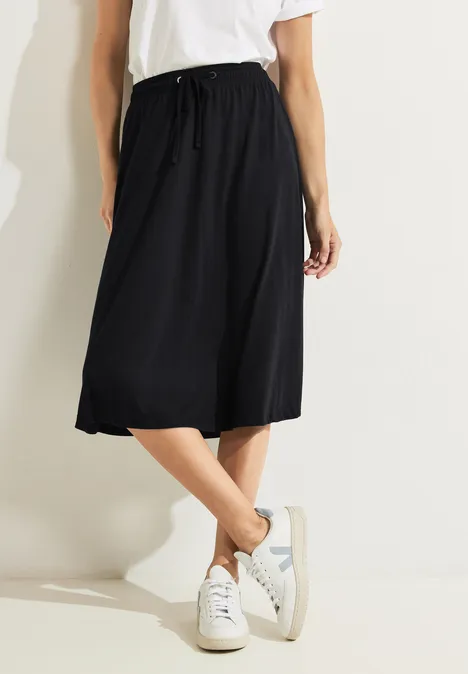 Jupe de couleur unie Black