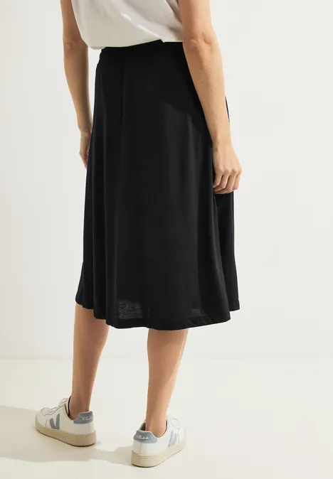 Jupe de couleur unie Black