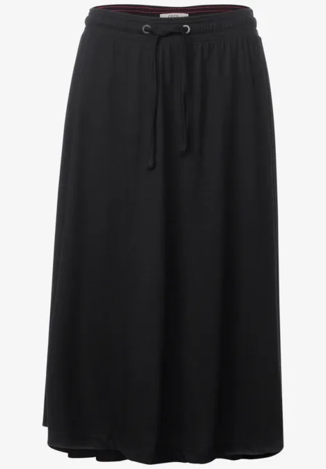 Jupe de couleur unie Black