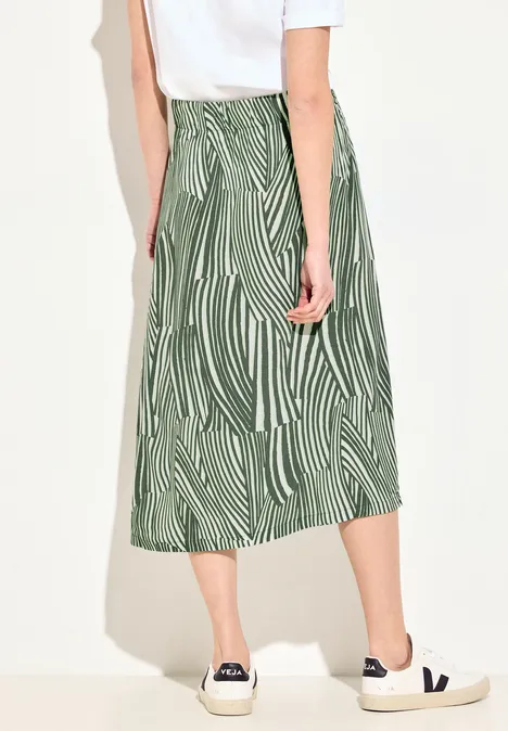 Print Crepe Rock cool khaki