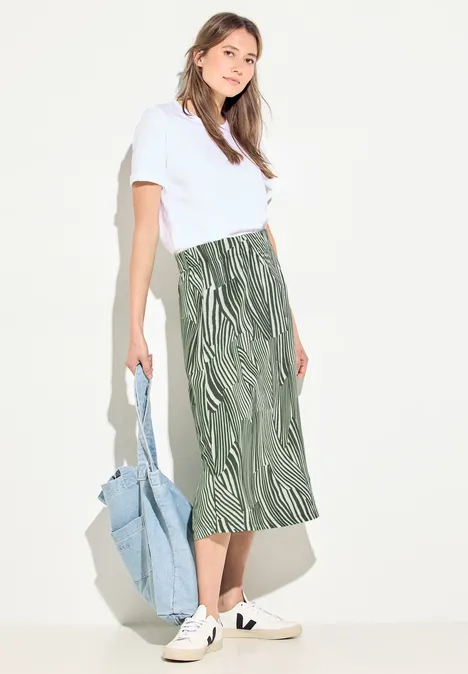 Print Crepe Rock cool khaki