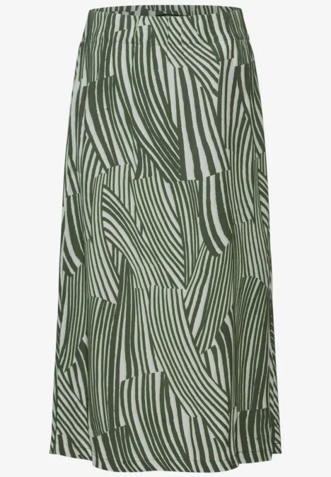 Print Crepe Rock cool khaki