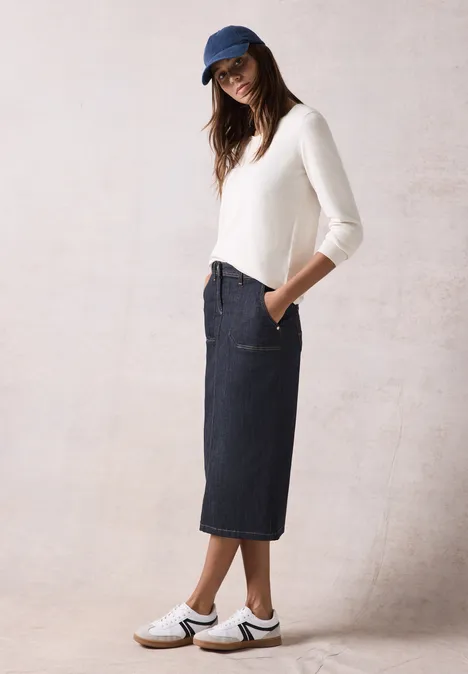 Jeansrock rinsed wash