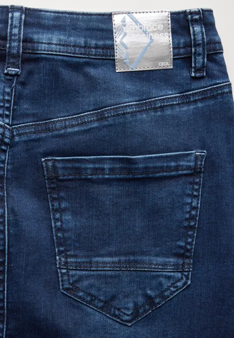 Jeansrock Dark blue wash
