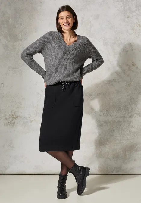 Silk-touch Midi-Rock Black
