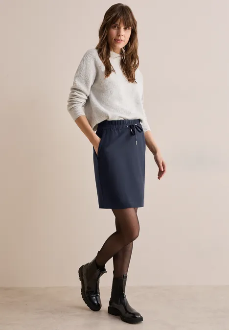 Jogg Skirt in Unifarbe universal blue