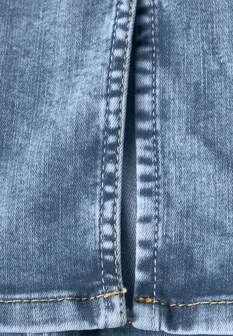 Maxi Jeansrock authentic used wash