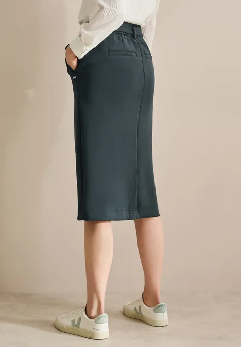 Rock mit Gürtel slate khaki