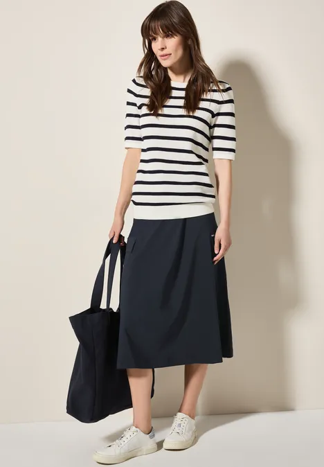 Lichtgewicht midirok universal blue