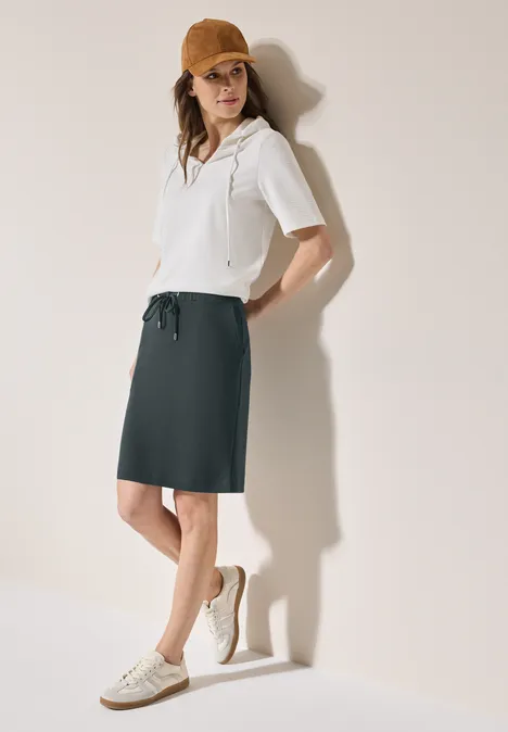 Leichter Jersey-Rock slate khaki