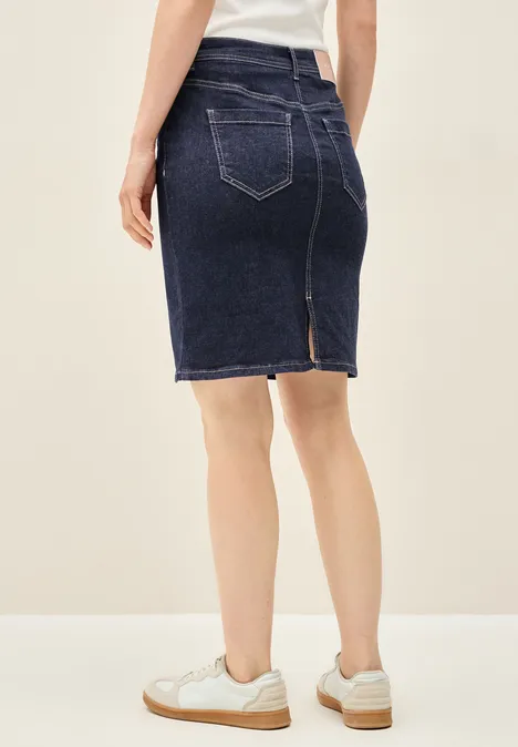 Jeansrock im Rinsed-Look rinsed wash