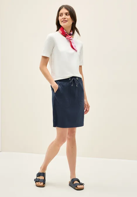 Rock mit feinen Streifen urban navy blue