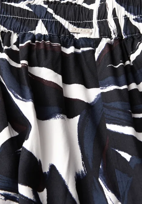 Maxi-Rock mit Volants urban dark blue