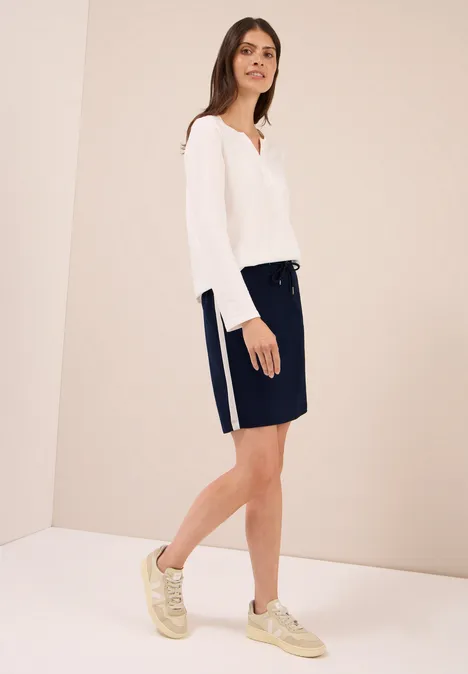 Gallonstreifen Jogg Skirt urban dark blue