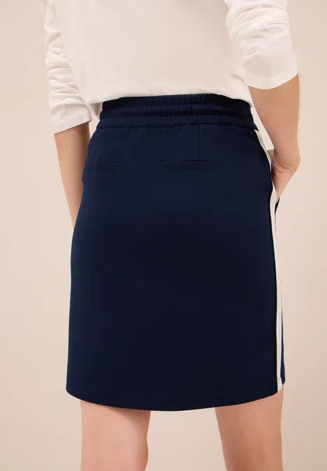 Gallonstreifen Jogg Skirt urban dark blue