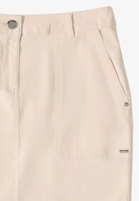 Feincord Rock oat milk beige