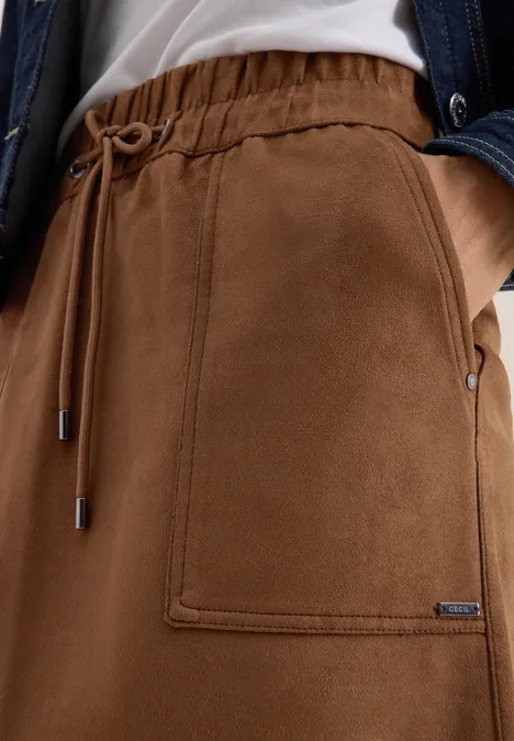 Veloursrock mocha caramel