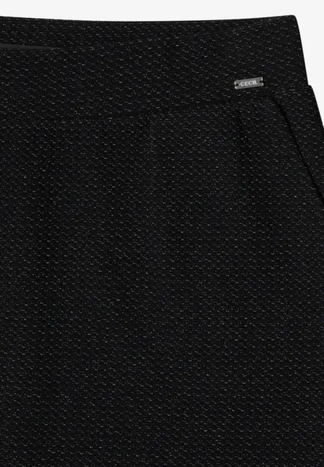 Midi satijnen rok Black