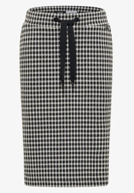 Jacquard rok Black