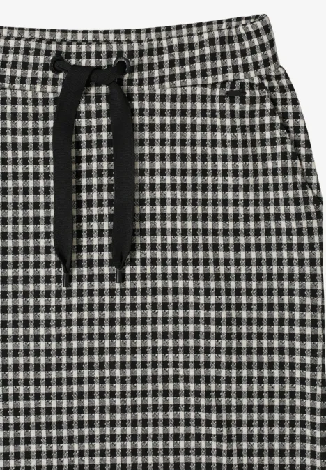 Jacquard rok Black