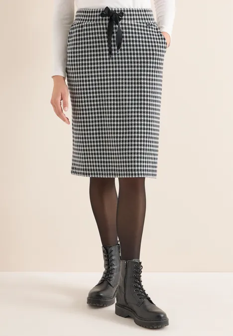 Jacquard rok Black