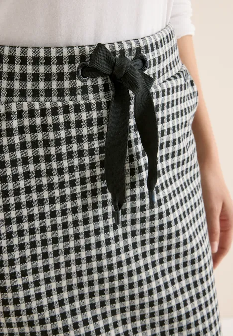 Jacquard rok Black