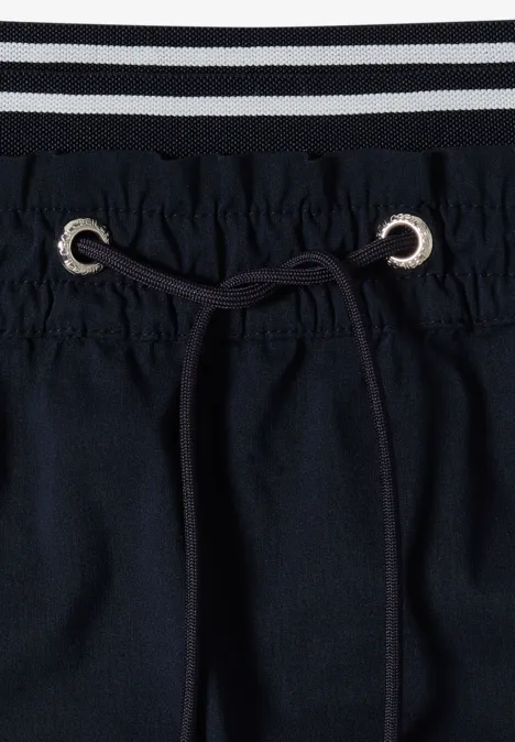 Jupe longueur genou avec détail de rayures universal blue