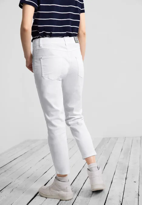 Casual fit broek White