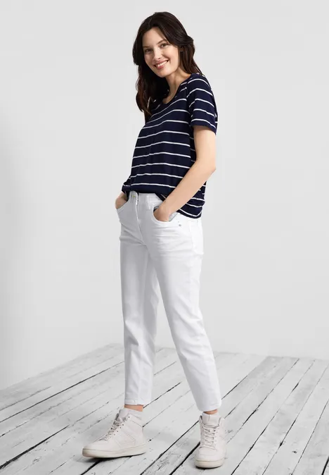 Casual fit broek White