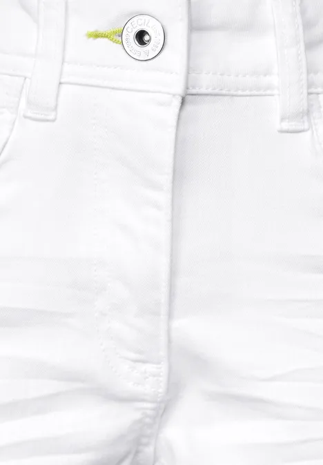 Casual fit broek White