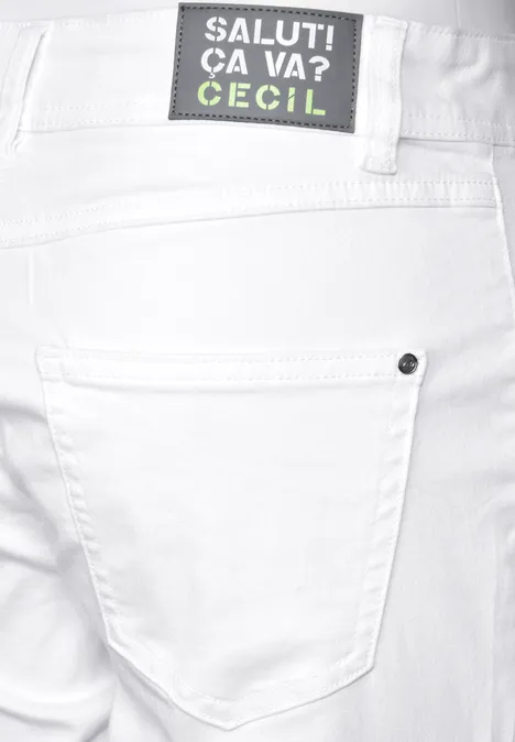 Casual fit broek White