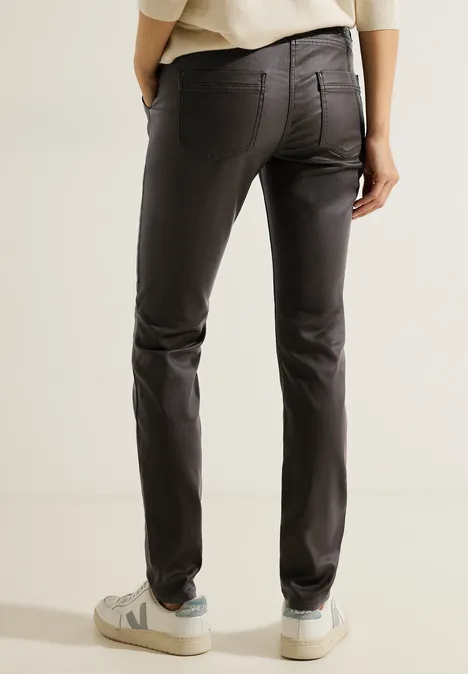 Coating Slim Fit Hose chocolate torte