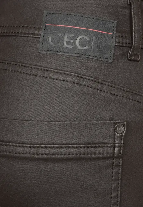Coating Slim Fit Hose chocolate torte