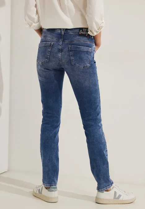 Casual fit jeans authentic blue wash