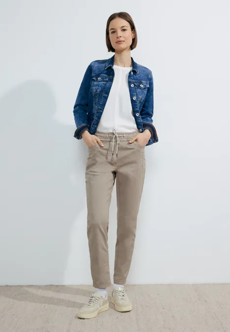 Casual Fit Joggpants simply beige