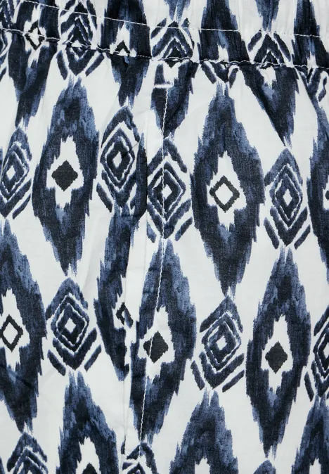 7/8 Print Hose vanilla white