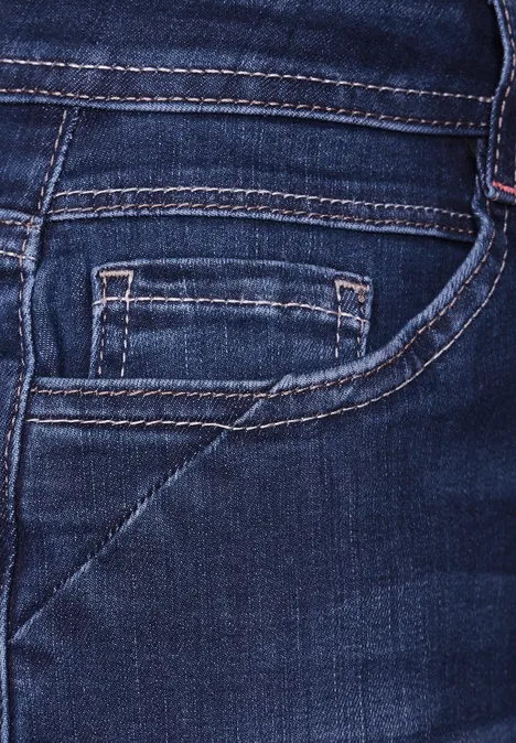 Slim Fit Jeans mid blue used wash