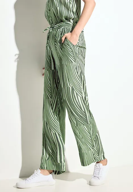 Wide Leg Hose cool khaki
