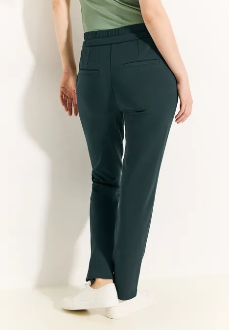 Casual Fit Hose fir green
