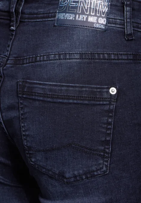 Jeans im Casual Fit blue black used wash