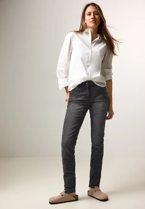 Jeans im Casual Fit dark grey washed