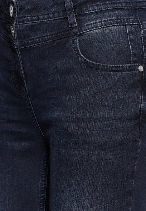 Jeans im Slim Fit blue black used wash