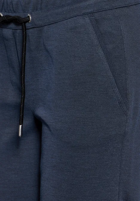Hose im Casual Fit true navy